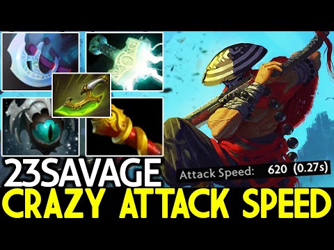 23SAVAGE [Juggernaut] Crazy Attack Speed Unreal Damage Dota 2