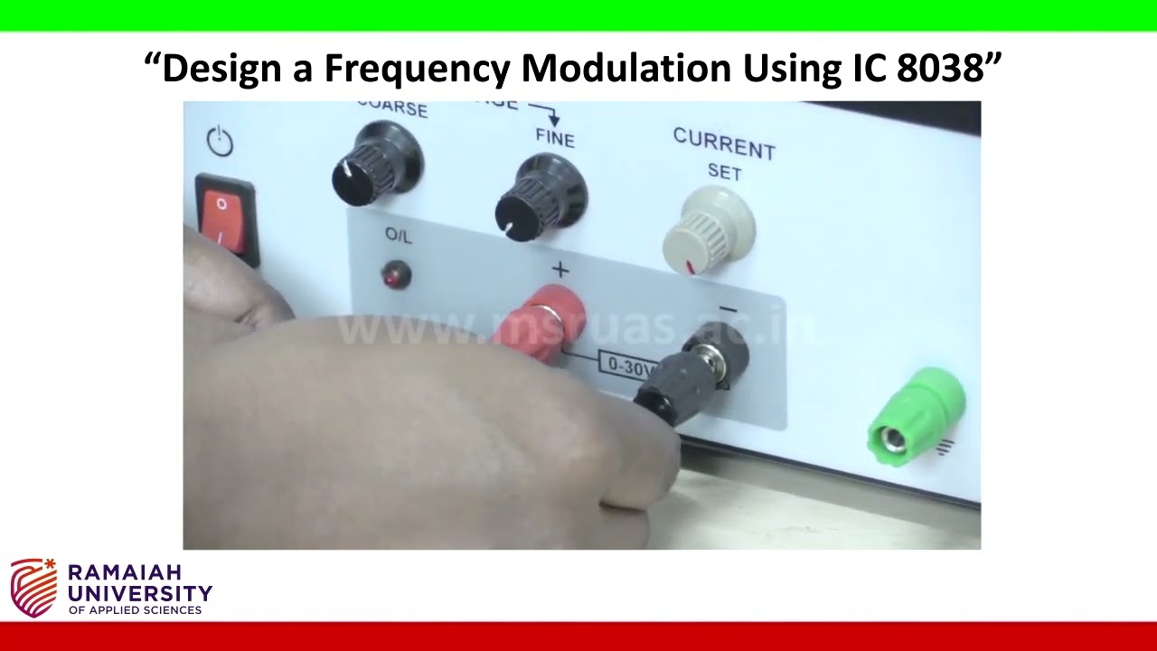 Design A Frequency Modulation Using Ic 8038 1
