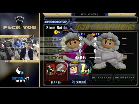 F#ck You | Chum (Marth) vs Slug (Ice Climbers) | Melee Losers Top 8