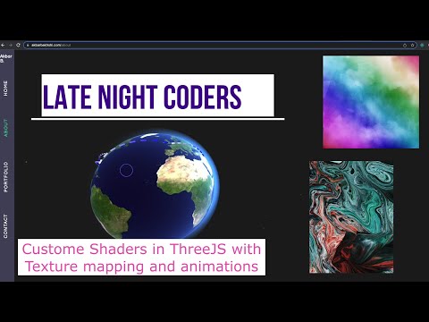 Custom Shaders in ThreeJS - Map image texture on objects using fragment and vertex shaders code