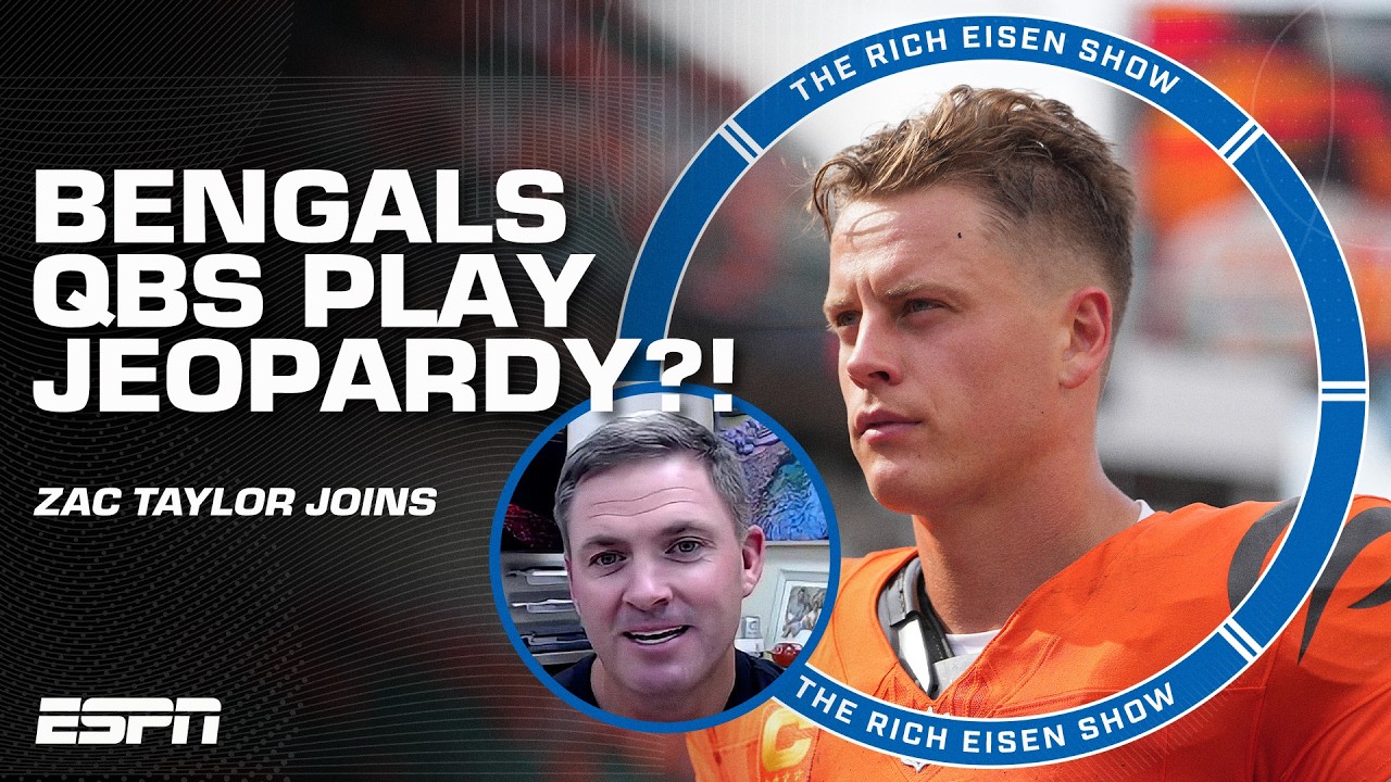 Joe Burrow and the Bengals QBs play JEOPARDY to prepare for defenses?! 🤯 | The Rich Eisen Show