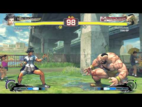 SSF4AE Ranked N.A.: the mossad man (Makoto) VS Maretto504 (Zangief)