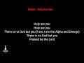 Rakim - Holy Are You Lyrics