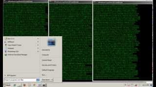 preview picture of video 'matrix dengan CMD code'