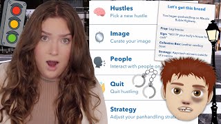 PLAYING THE STREET HUSTLER UPDATE IN BITLIFE FOR THE FIRST TIME!