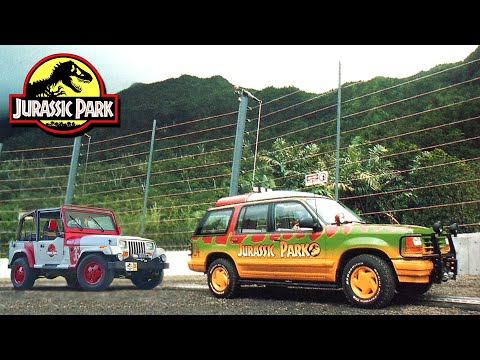 Автомобили в фильме «Парк юрского периода» (Jurassic Park) 1993г