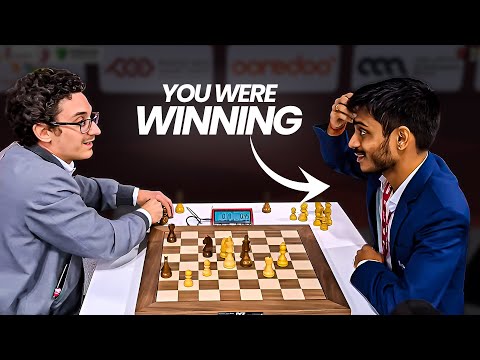 Caruana can't believe what he missed! | Fabiano Caruana vs Aravindh Chithambaram | World Rapid 2025