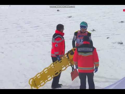 Michael Hayboeck - crash - Oberstdorf 2018