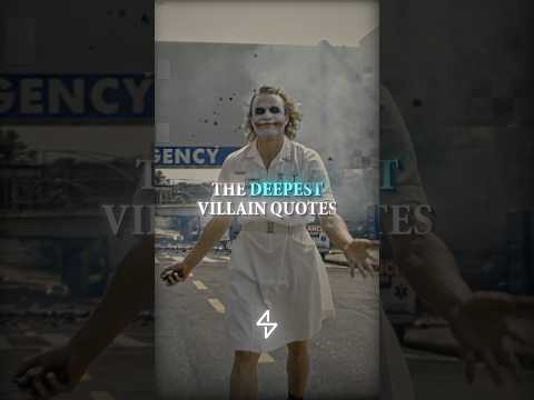 The Deepest Villain Quotes… They All Make Sense Now🥶