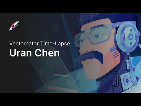 Futuristic and Space by Uran Chen | Linearity Curve Time-lapse