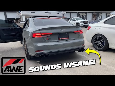 AWE Track Exhaust Install on the B9 Audi S5!