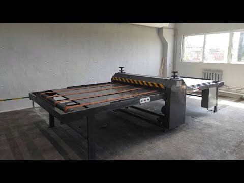 Пресс валковый плоскопрокатный. Модель: MPD. Вырубка любых конструкций упаковки из гофрокартона.