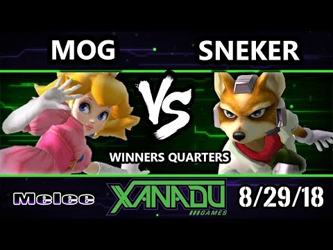 S@X 265 SSBM -  MoG (Peach) Vs. TGG | Sneker (Fox) Smash Melee Winners Quarters