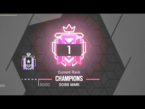 First Operation Shifting Tides Champion - #1 Champion - Ranked/Go4 Highlights - Rainbow Six Siege