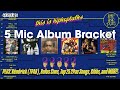 FIVE MIC ALBUM BRACKET Top 25 2Pac Songs Kendrick TPAB Rufus Sims Gibbs Playboi Carti