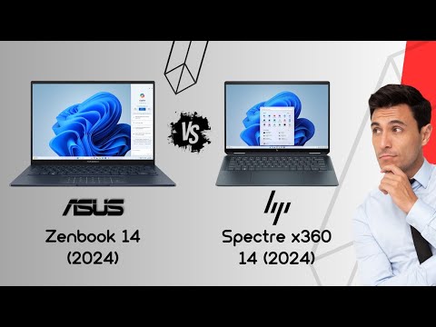 Asus Zenbook 14 OLED vs HP Spectre x360 14 (2024) - spec review & comparison