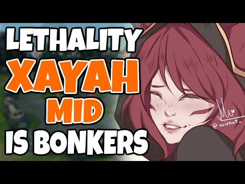 I TRIED FULL LETHALITY XAYAH MID... It's actually RIDICULOUSLY STRONG | 12.5 - League of Legends