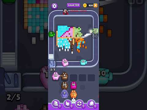 Pixel Flow Level 134 Walkthrough