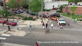 Minneapolis police use tear gas against protesters near the 3rd Precinct