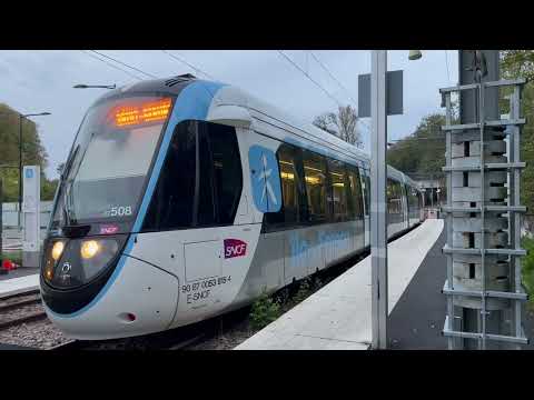 Tramway du T13 à Saint-Cyr et Saint-Nom la Bretèche