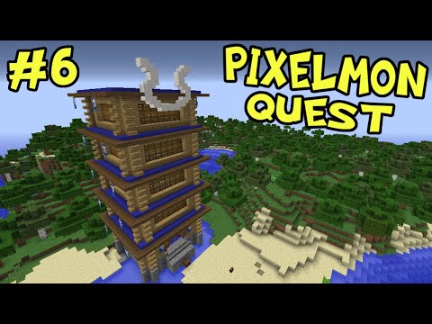 SO MANY EPIC NEW STRUCTURES! || Pixelmon Quest (Minecraft Mod) Episode 6