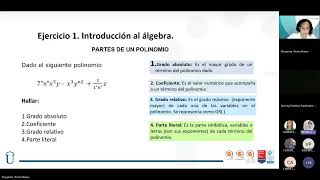 III WEB CONFERENCIA TAREA 3 ÁLGEBRA SIMBÓLICA