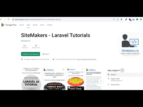 SiteMakers - Laravel Tutorials Video