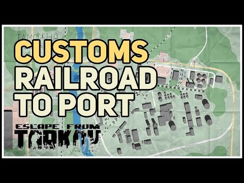 Customs Railroad to Port Extraction Location Tarkov