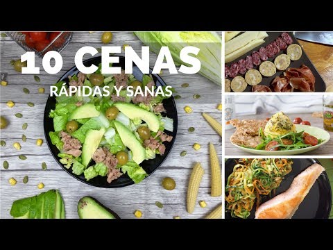 Prepara 10 Cenas Rápidas y Sanas