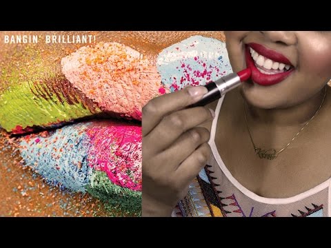 MAC Bangin' Brilliant Lipstick Try On Session Video