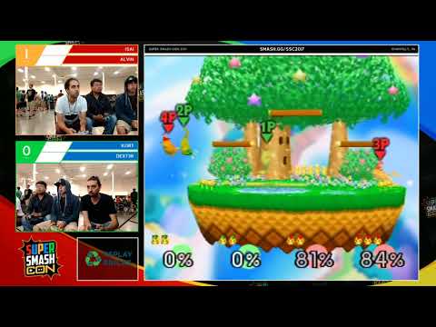 Super Smash Con 2017 - Isai & Alvin vs. Kort & Dext3r - Doubles Top 8, Winners Semis - SSB64