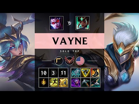 Vayne Top vs Karma - NA Grandmaster Patch 25.04