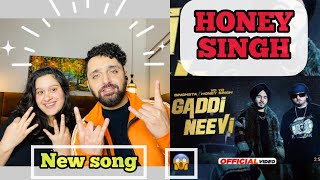 Gaddi Neevi (Official Video) | SINGHSTA &amp; YO YO HONEY SINGH REACTION | Latest Punjabi Song 2021