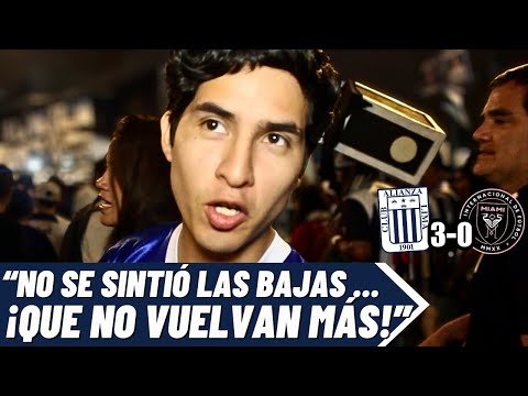 Alianza Lima fans react to the victory against Inter Miami (3-0) | Blue and White Night 2026