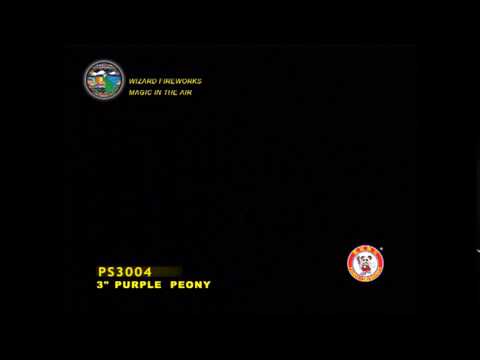 SA075PE03 - 3 INCH SHELL - WIZARD FIREWORKS - PS3004