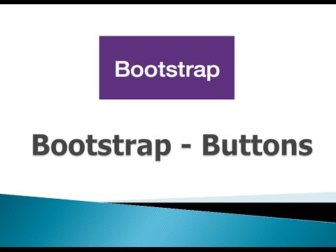 Bootstrap 3 Tutorials - #6 Buttons - part 1