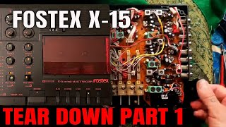 Video thumbnail for Fostex X15 | tear down part 1 by Tetrakan
