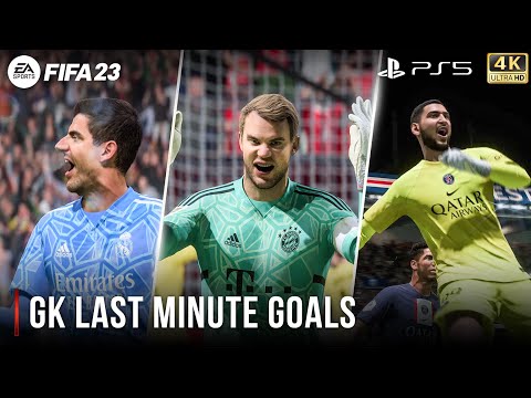 FIFA 23 | Goalkeeper Last Minute Goals | PS5™ 4K 60FPS