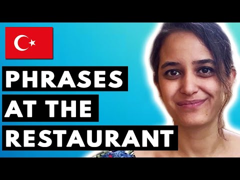 Must-Know Restaurant Phrases in Turkish