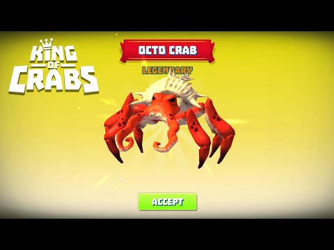 King of Crabs New Legendary Crab: OCTO CRAB Max Level - YouTube