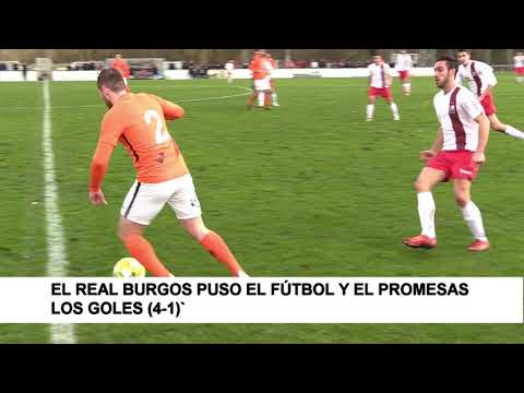 El Real Burgos puso el fútbol y el Promesas los goles