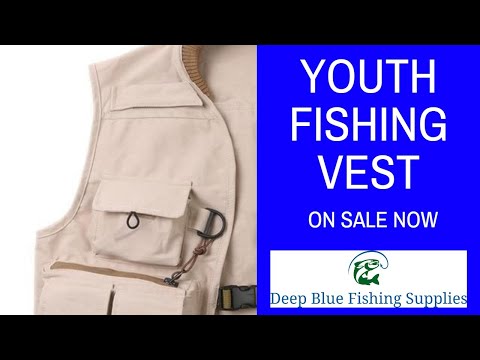 Youth Fishing Vest  Best Youth Fishing Vest – Deep Blue Fishing