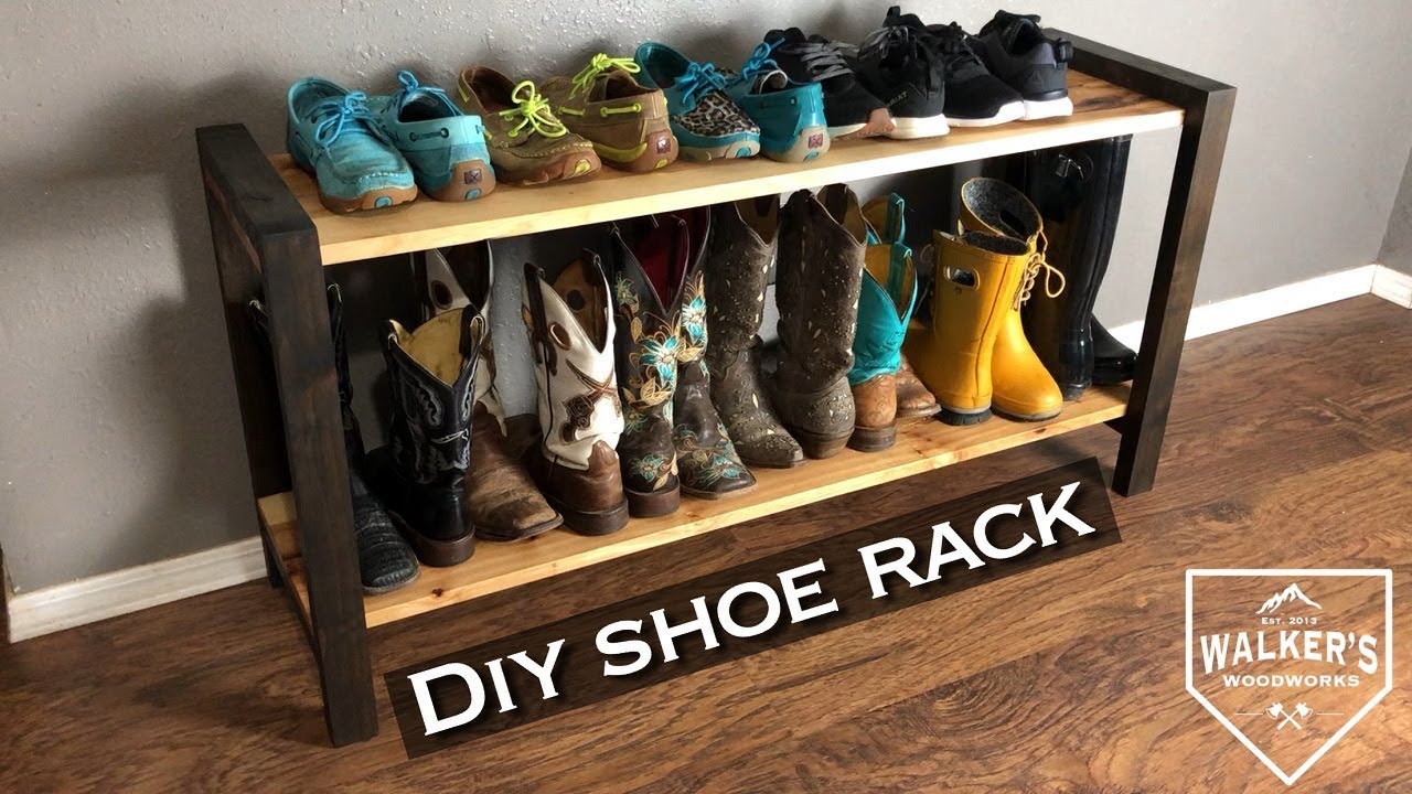 How to Build a Simple Modern Boot Rack