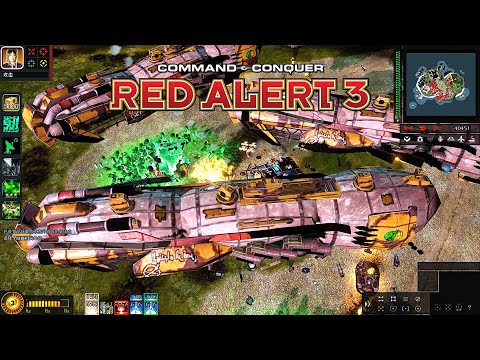 Red Alert 3 Resurrection MOD GLA Gameplay | GLA have Access to Powerful Airship!