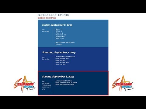 CA PRO AM SUNDAY 9/8/19 (NEW)