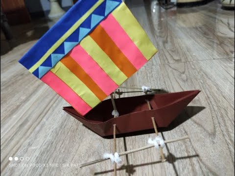 Paper Boat Making (Vinta Miniature) - Fast and Easy Steps