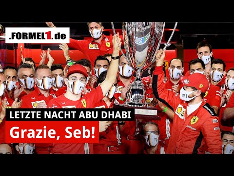 F1 Abu Dhabi 2020: Vettels emotionaler Abschied von Ferrari
