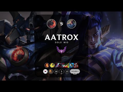 Aatrox Mid vs Yasuo - KR Master Patch 13.16
