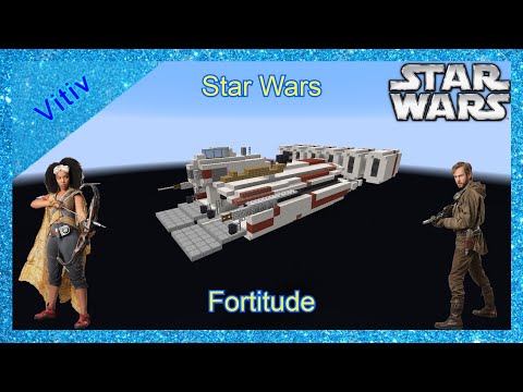 Star Wars YC-123B Transport Hauler 'Fortitude' in Minecraft - Tutorial
