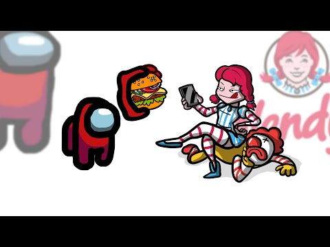 Mini Crewmate Kills American Fast-Food Chains | Among Us